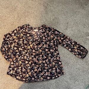 Vince Camuto Floral Print Top